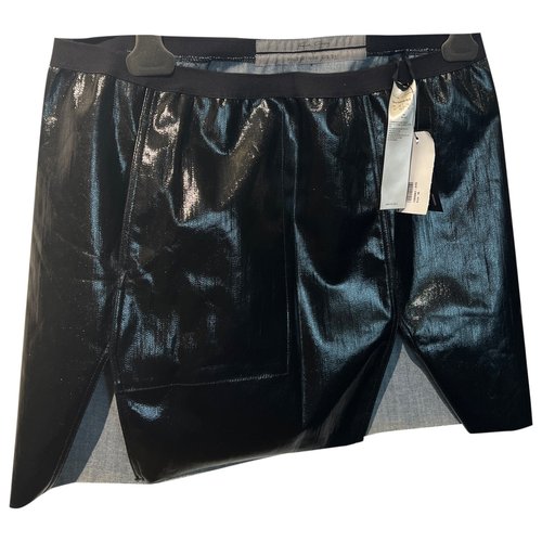 Pre-owned Rick Owens Mini Skirt In Black