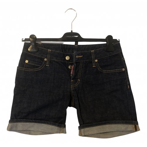 Pre-owned Dsquared2 Short Jeans In Navy