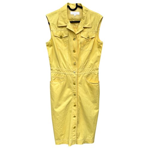 Pre-owned Escada Dress In Yellow