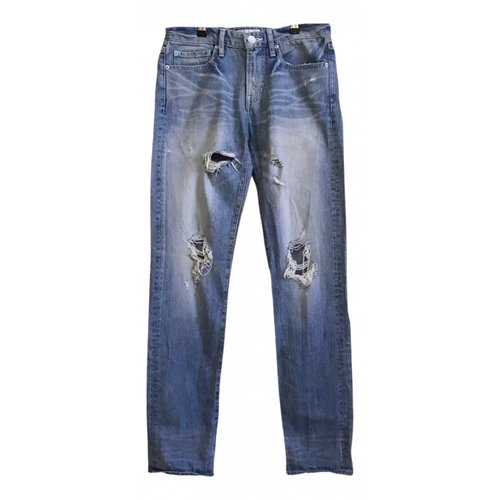 Pre-owned Vanquish Straight Jeans In Blue