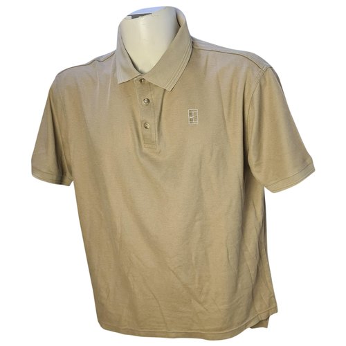 Pre-owned Nike Polo Shirt In Beige