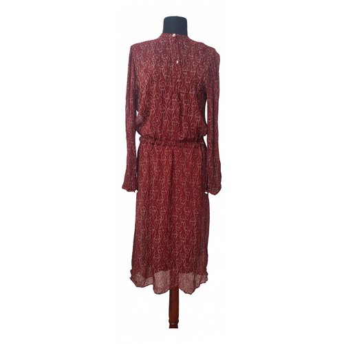 Pre-owned By Malene Birger Mid-length Dress In Burgundy