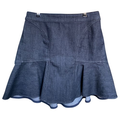 Pre-owned Liujo Mini Skirt In Blue