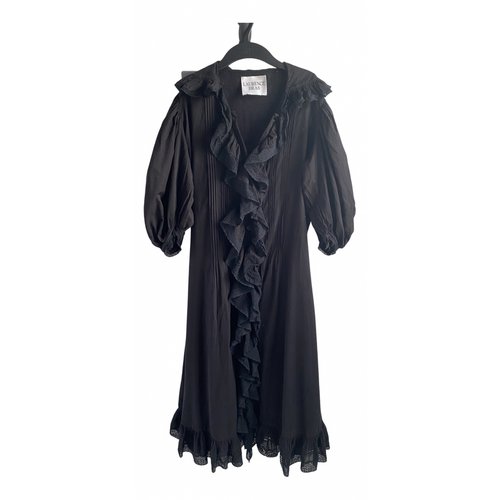 Pre-owned Laurence Bras Mid-length Dress In Black