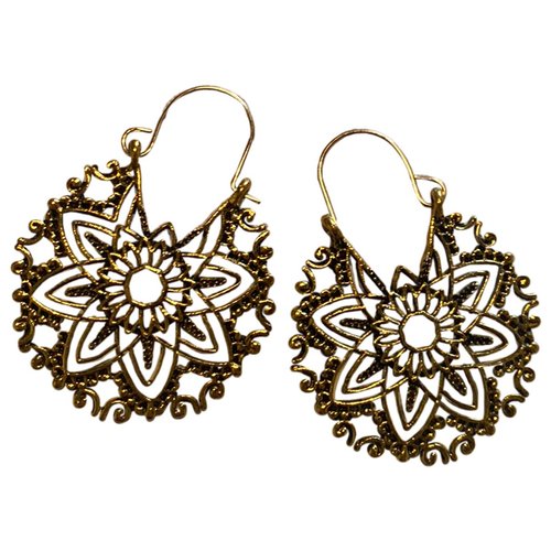 Pre-owned L'autre Chose Earrings In Gold