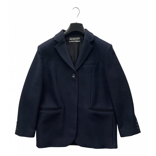 Pre-owned Jacquemus La Collectionneuse Blazer In Navy