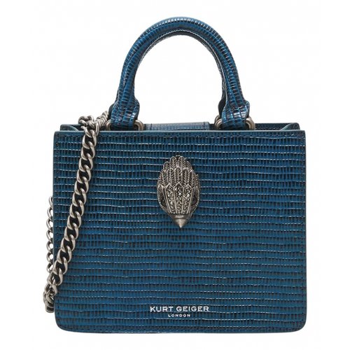 Pre-owned Kurt Geiger Leather Handbag In Blue