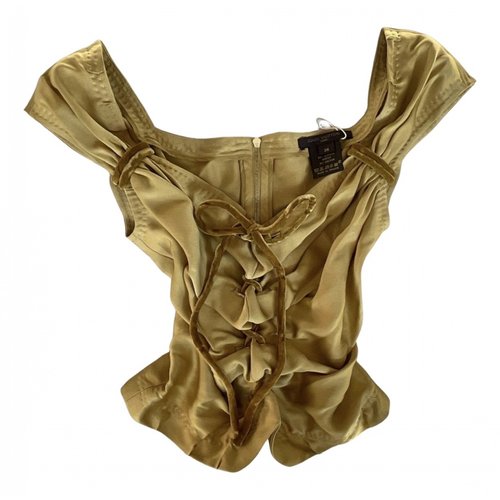 Pre-owned Louis Vuitton Camisole In Gold