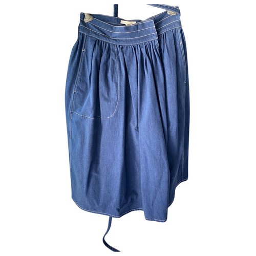 Pre-owned Marc Jacobs Maxi Skirt In Blue