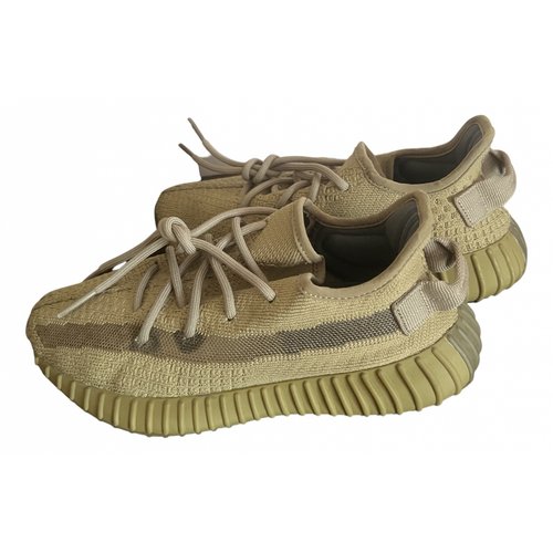 Pre-owned Yeezy X Adidas Boost 350 V2 Cloth Trainers In Brown