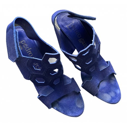 Pre-owned Pedro Garcia Sandals In Blue