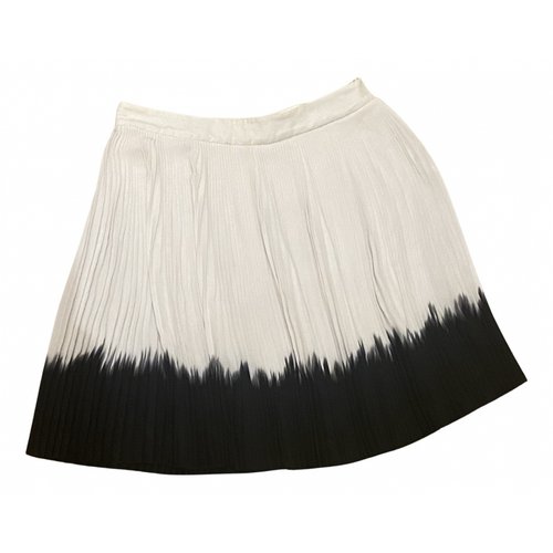 Pre-owned A.l.c Mini Skirt In White