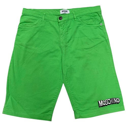 Pre-owned Moschino Bermuda In Green