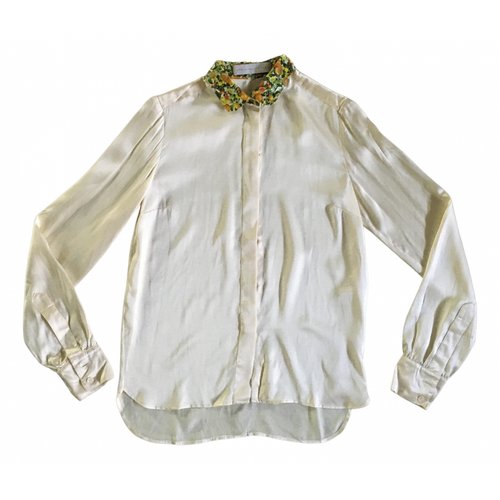 Pre-owned Stella Mccartney Silk Shirt In Beige