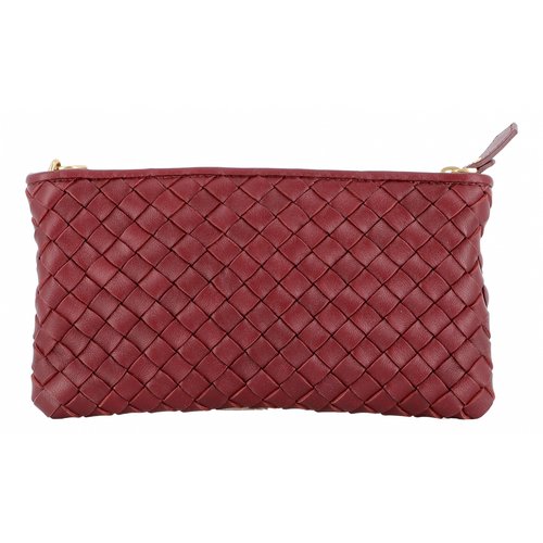 Pre-owned Bottega Veneta Leather Bag In Red