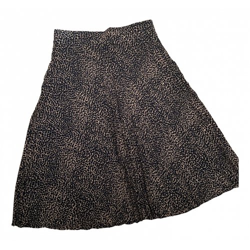 Pre-owned Emme Marella Skirt In Brown
