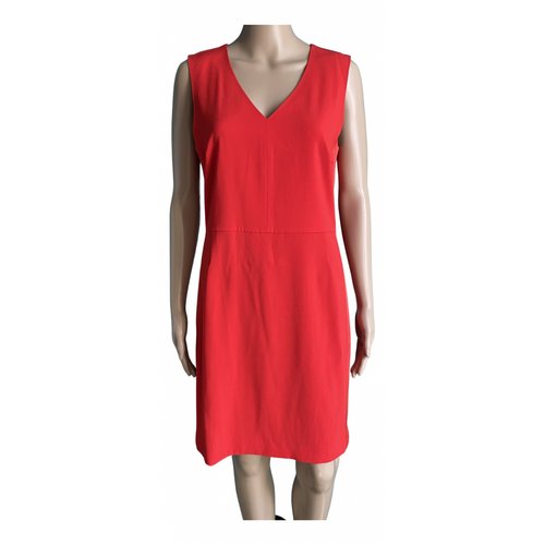 Pre-owned Dkny Mid-length Dress In Red