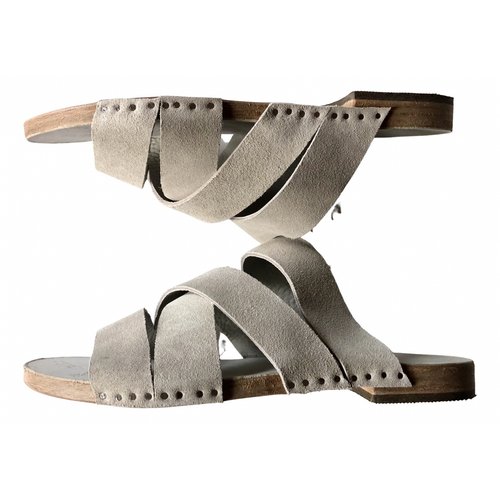 Pre-owned Maison Margiela Sandals In Grey