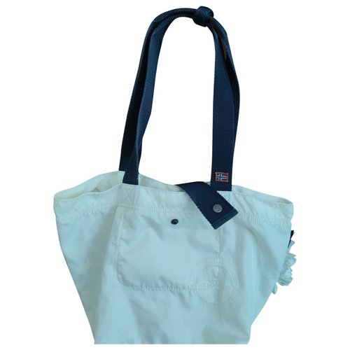 Pre-owned Napapijri Cloth Handbag In White