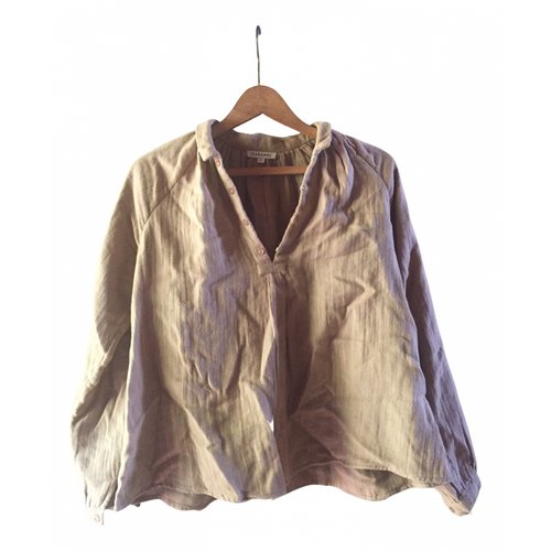 Pre-owned Caramel Blouse In Beige