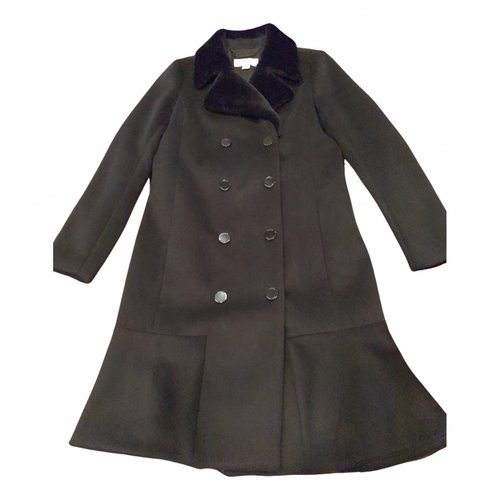 Pre-owned Michael Kors Cashmere Coat In Black