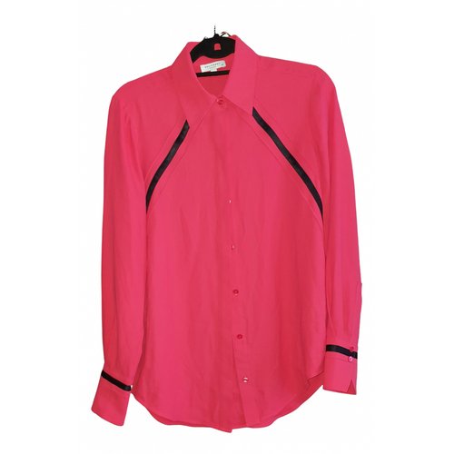 Pre-owned Equipment Silk Blouse In Red