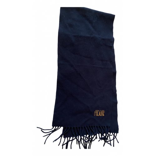 Pre-owned Alviero Martini Wool Scarf In Blue