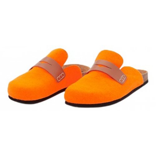Pre-owned Jw Anderson Leather Mules & Clogs In Orange