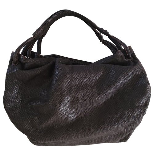 Pre-owned Philipp Plein Leather Handbag In Brown