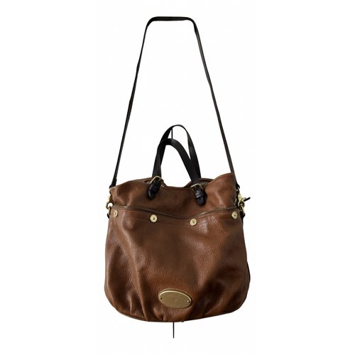 Pre-owned Mulberry Mitzy Leather Handbag In Camel