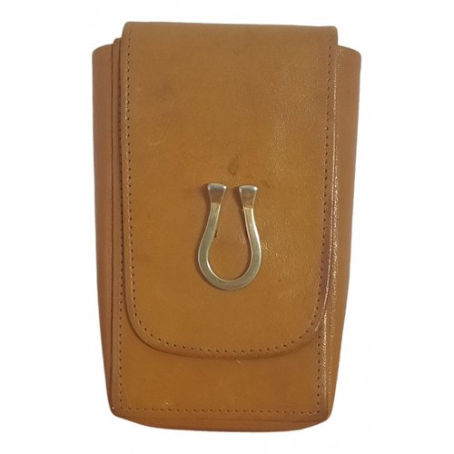 Pre-owned Harrods Leather Purse In Brown