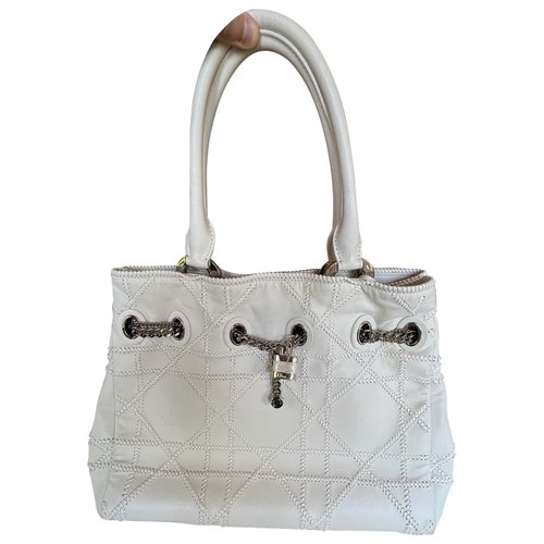 Pre-owned Dior Leather Handbag In White