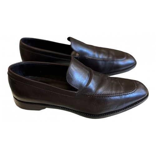 Pre-owned Sergio Rossi Flats In Brown