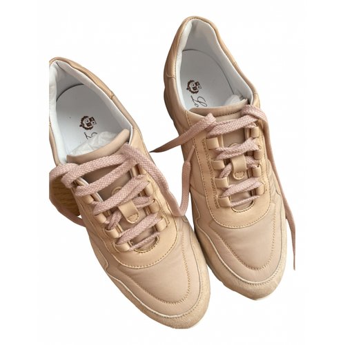 Pre-owned Loro Piana Trainers In Pink