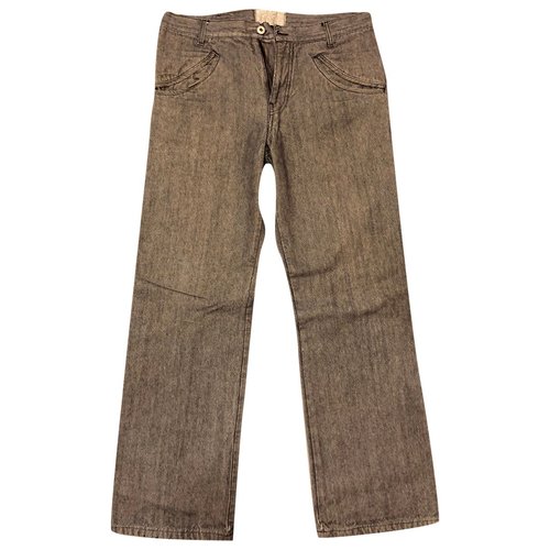 Pre-owned Replay Straight Jeans In Anthracite