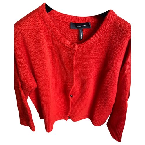 Pre-owned Isabel Marant Cashmere Cardigan In Red