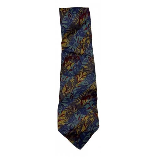 Pre-owned Ermenegildo Zegna Silk Tie In Blue