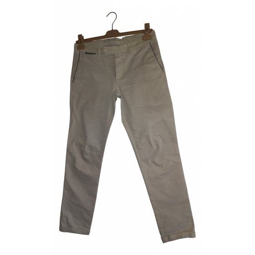 Pre-owned Eleventy Trousers In Beige