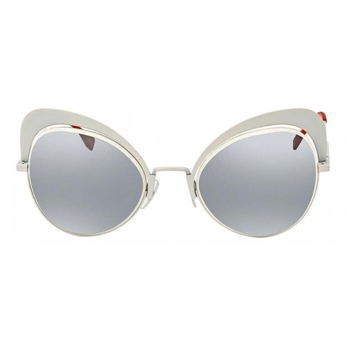 Pre-owned Fendi Sunglasses In White