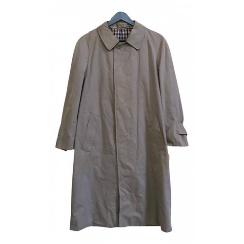Pre-owned Aquascutum Trenchcoat In Green