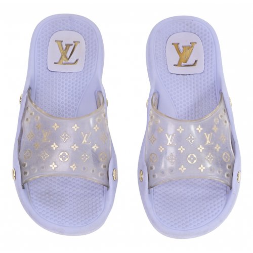 Pre-owned Louis Vuitton Sandals In White