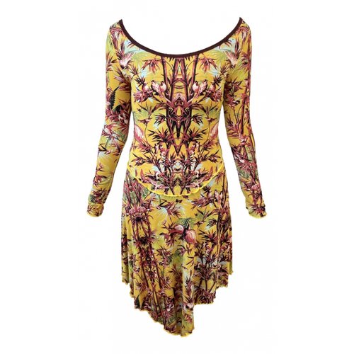 Pre-owned Jean Paul Gaultier Mid-length Dress In Yellow