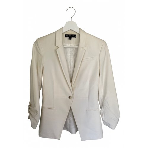 Pre-owned Elizabeth And James Blazer In White