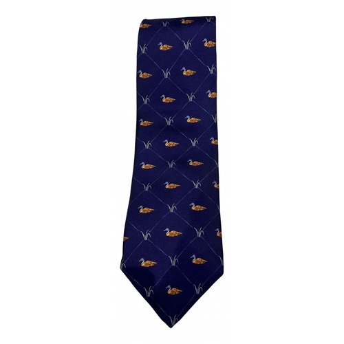 Pre-owned Brooks Brothers Silk Tie In Blue
