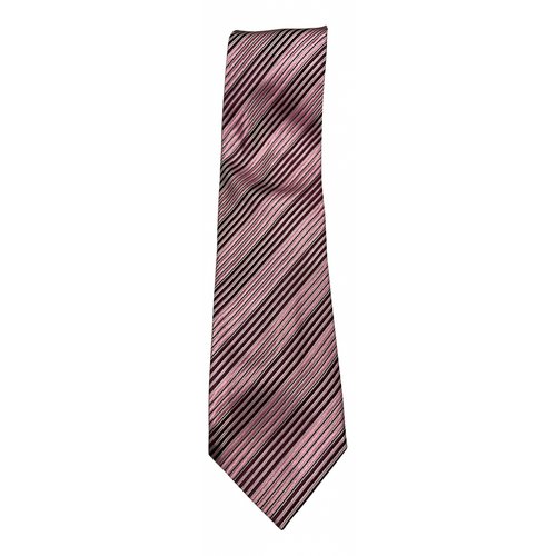 Pre-owned Aquascutum Silk Tie In Pink