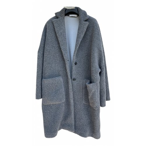 Pre-owned Liviana Conti Wool Coat In Grey
