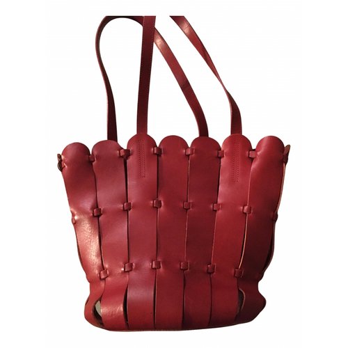 Pre-owned Maliparmi Leather Handbag In Red