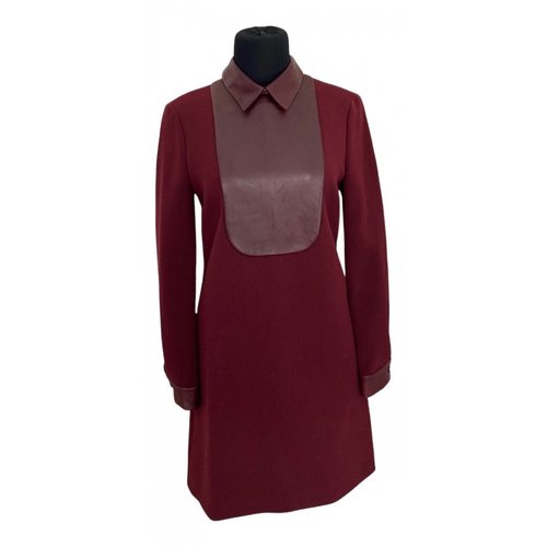 Pre-owned Gucci Dress In Burgundy