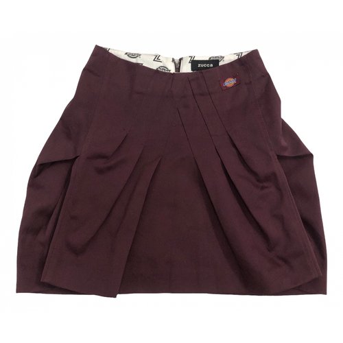 Pre-owned Zucca Mini Skirt In Red
