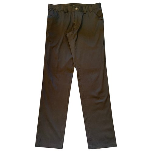 Pre-owned Roccobarocco Trousers In Black